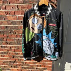 RICK & MORTY X MEMBERS ONLY BOMBER JACKET 