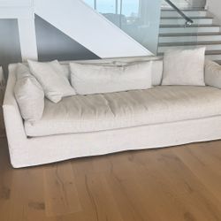Haven Sofa, Bisque Color, Dimensions: W:95" D:43.5" H:31"