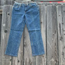 St John Bay Straight Leg Petite Jeans, Size 12 P