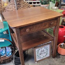 Vintage Table / Desk Hybrid
