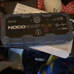 NOCO 1,000 Amps 12 Volt Boost Plus UltraSafe Lithium Jump Starter GB40