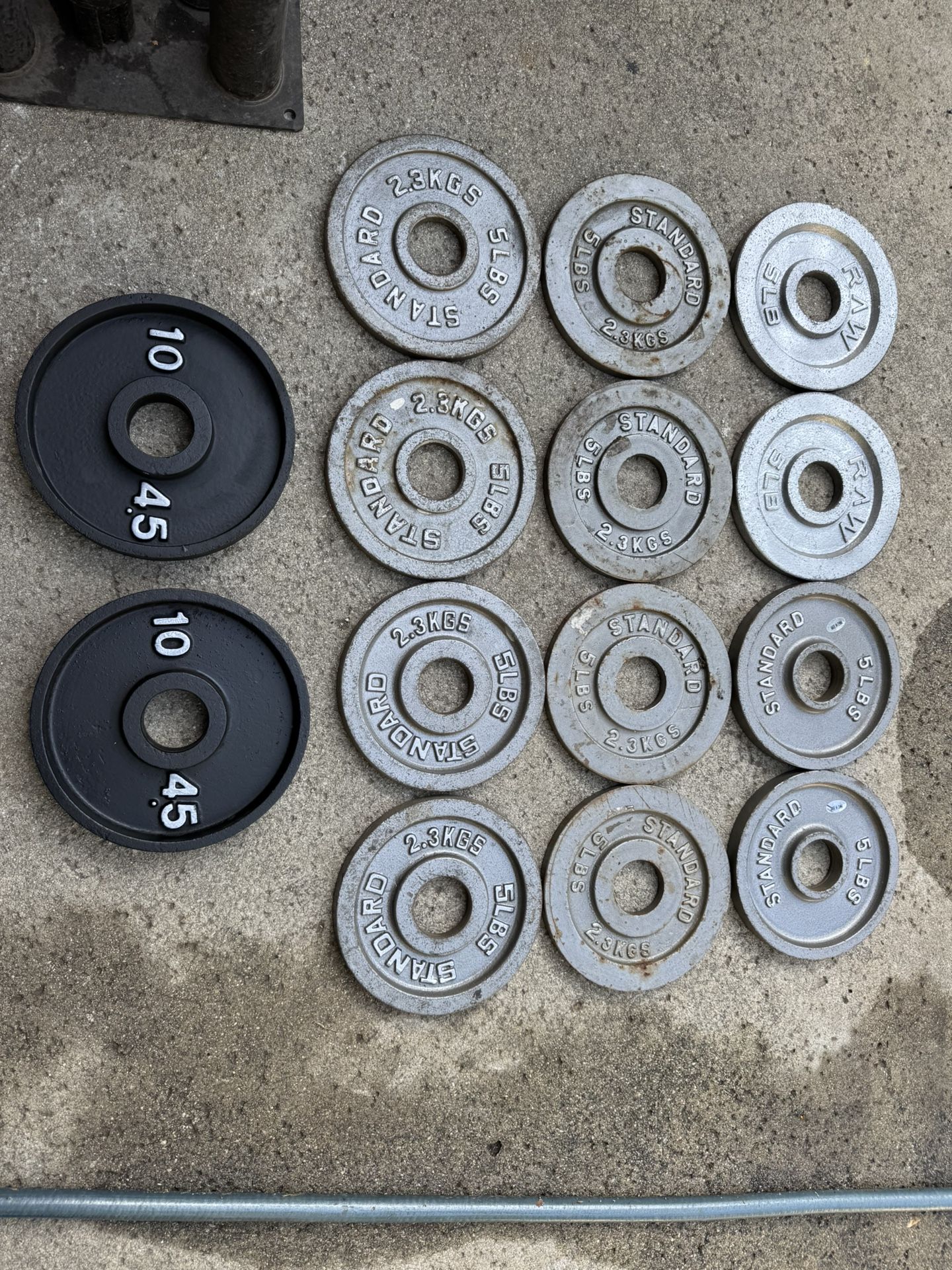 Olympic Weight Set 80 Lbs