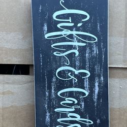 Cards & Gifts Sign