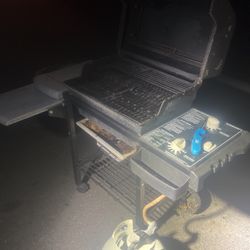 Weber Grill comes with a bottle of gas and a striker