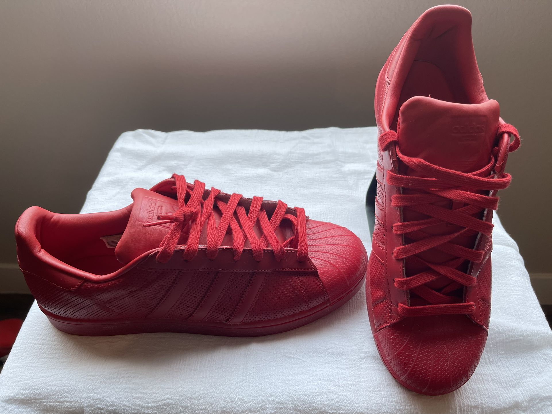 Adidas Superstar Solid Color Shell Toe Edition Men Size 11.5