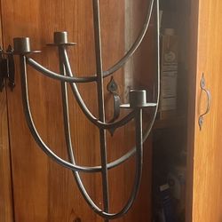 Steel Floor Candelabra 