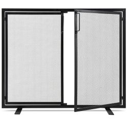 2 Door Fireplace Screen