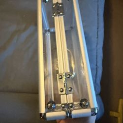 Clear Makeup Tool Case, transparent design