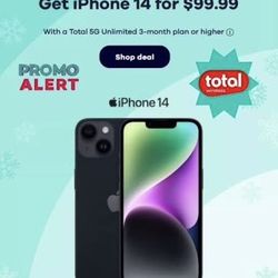 iPhone 14 With Total Wireless 