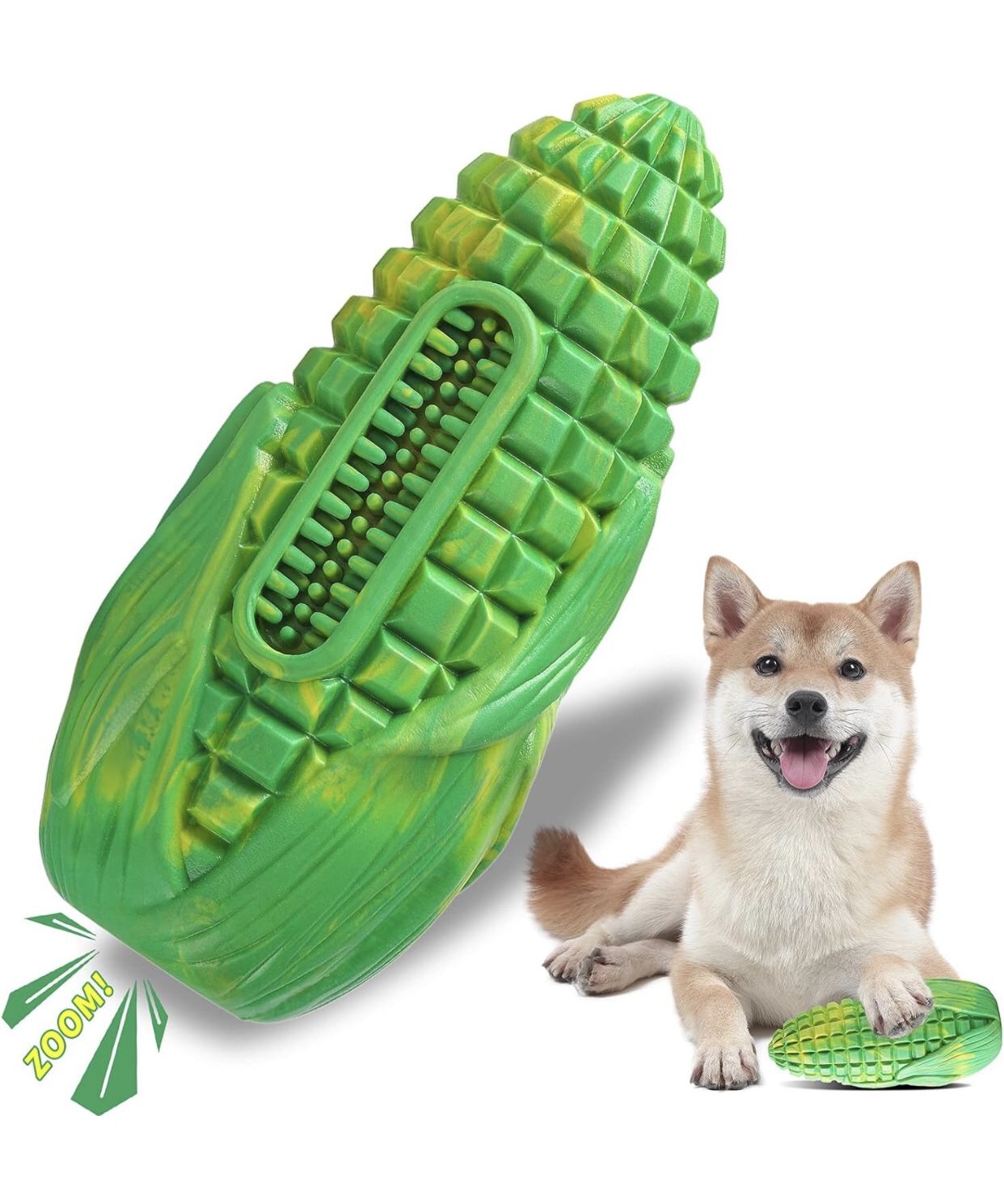 Dog Chew Toys for Aggressive Chewers, Dog Squeaky Toys Large Breed, Milk Flavor Durable Dog Toys
