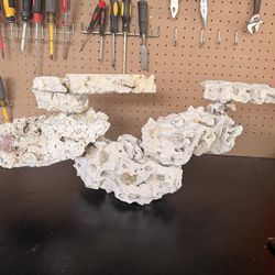 Decorative rock for saltwater aquarium 24”x10”