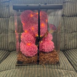 Artificial flower bear