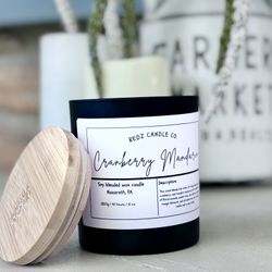 Soy Cranberry Mandarin Candle