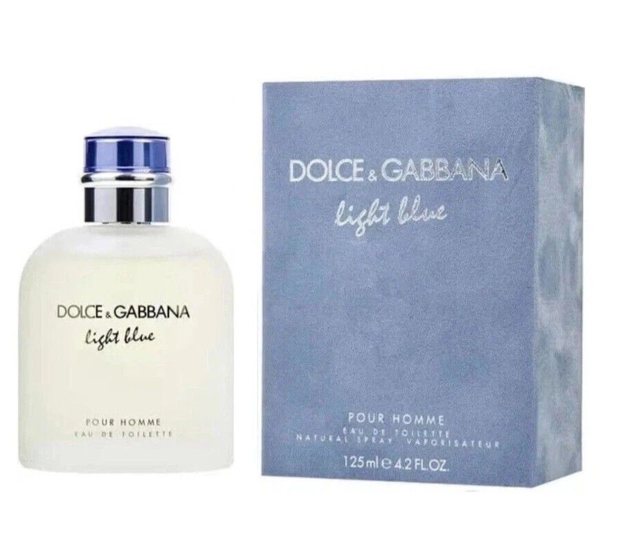 Dolce & Gabbana Light Blue For Men 4.2 Large Bottle. Sealed Box NEW