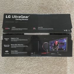 LG UltraGear 144hz 24” gaming monitor 1ms