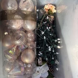 Pink Christmas Decor & Tree