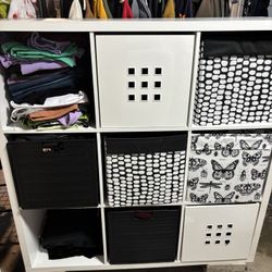 IKEA KALLAX Storage Unit with Boxes 