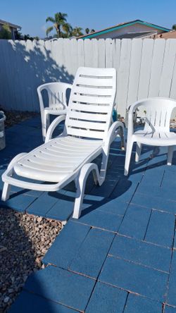 Free Chair Lounge Patio Poolside