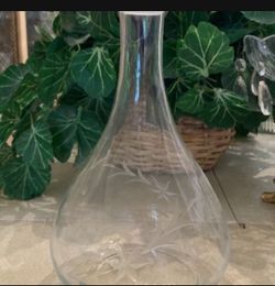Etched Princess House Decanter