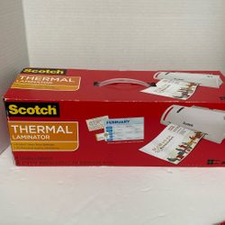 Scotch Thermal Laminator And 65 Laminating Pouches 