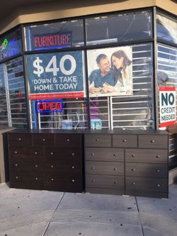 Dresser 9 Drawers In Any Color New-SIZE-56W-16D-43H