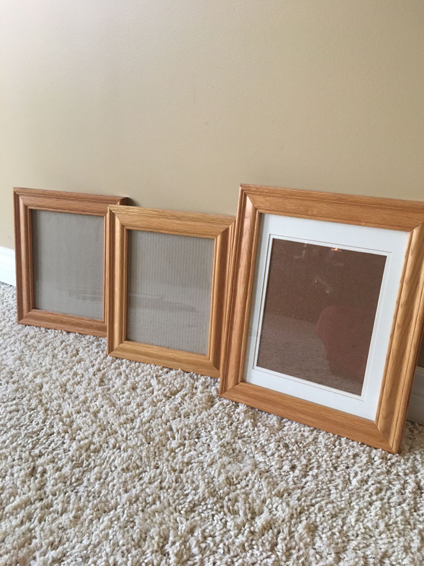 Solid Oak Wood Photo Frames