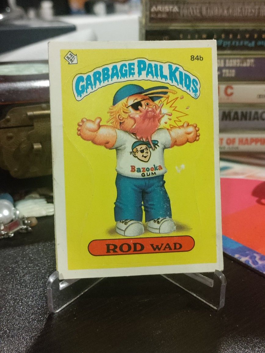 1986 Garbage Pal Kid Cards Rod Wad x 3