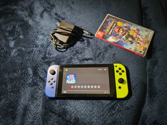 Switch with New Joycons and Mario Rabbids