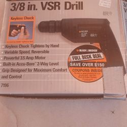 Black & Decker VSR Drill