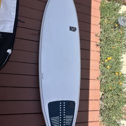 6’4” NSP Fish Surfboard 