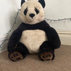 Sitting Panda Bear Stuffed Animal
