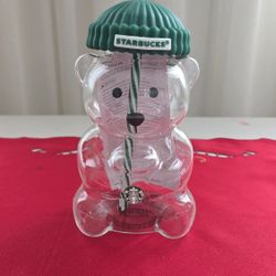 2025 Glass Starbucks Bearista Bear Cold Cup Holiday Limited Edition