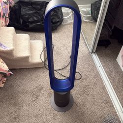 Dyson AM07 Bladeless Oscillating Tower Fan – Blue 