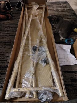 Gold Tone Furvokia Clothes Rack 