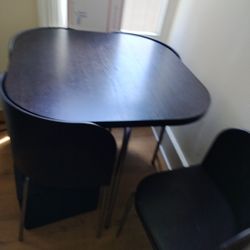 HTF  IKEA FUSION TABLE TAKES UP ONLY 3X3 SPACE GREAT FOR STUDIO OR APARTMENT