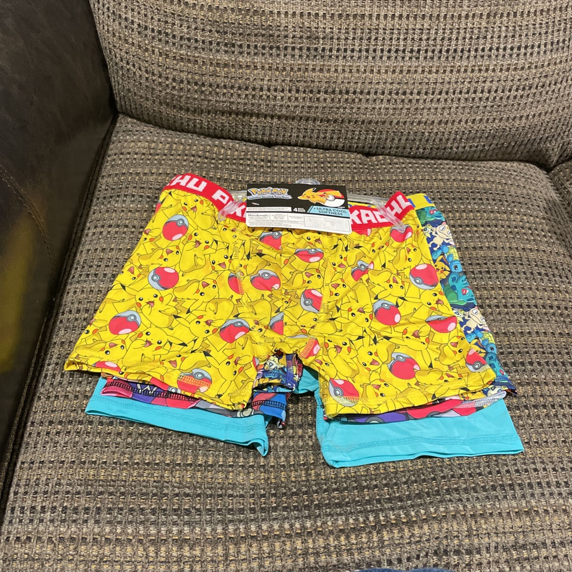 4 Boys, Pokémon Athletic Boxer Briefs. New.