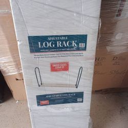 Wood Log Metal Rack *NEW*
