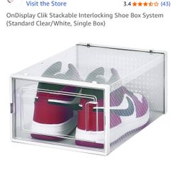 Clear Plastic Show Box $5 Each (35 Total) Used Like New
