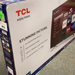 TCL 55S433 55Class 4K Ultra HD Roku Smart TV