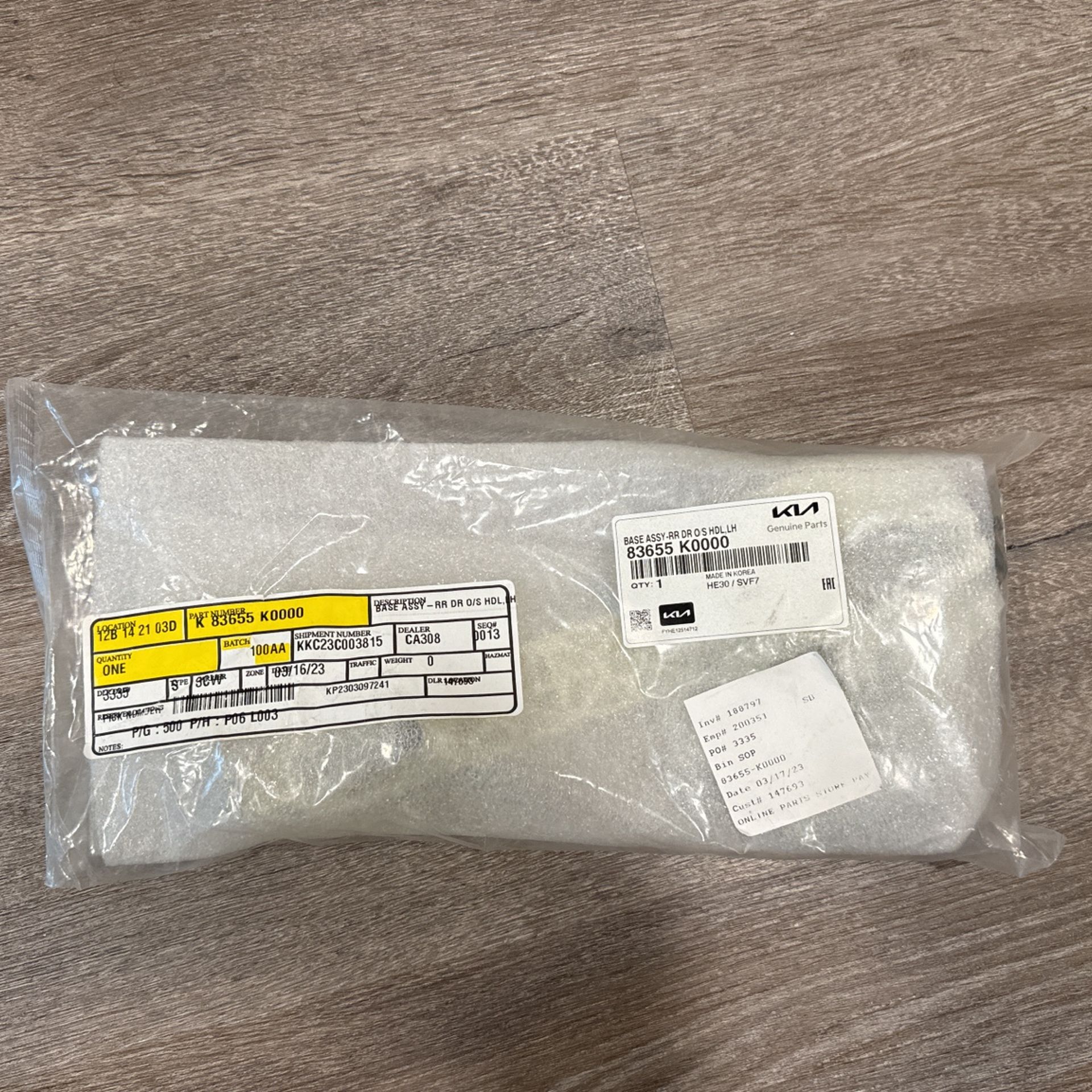 83655 K0000 Kia Soul Door Handle