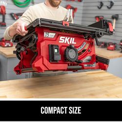 SKIL 15 Amp 8-1/4" Compact Portable Jobsite Table Saw (Stand SFS0001 Sold Separately)-TS6308-00