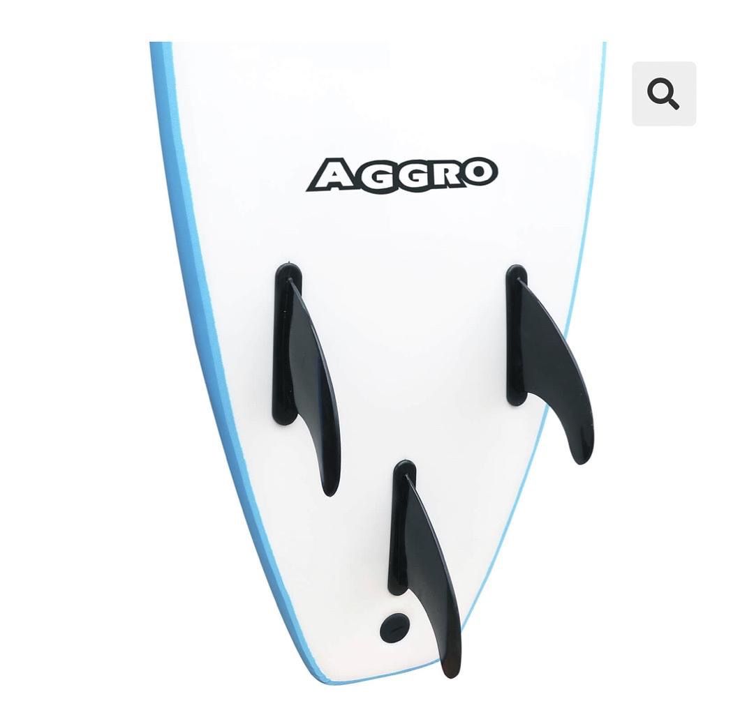 Raystreak AGGRO 6’0″ beginners softtop shortboard surfboard for Sale in