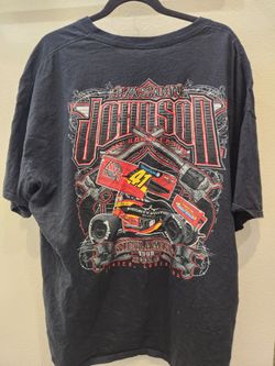 Gildan Jason Johnson T-Shirt Size 3XL. World Of Outlaws. Ragin Cajun - Men