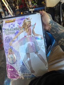 Spirit Shimmering Unicorn Child Costume child small 4-6