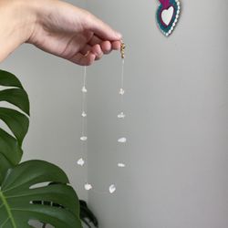 Rose Quartz Invisible Floating Necklace