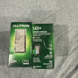 Lutron DVCL-153PR-GR Dimmer Wall Switch - Gray( Lot Of  4)
