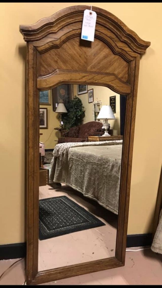 Antique Dixie Large Wall Mirror