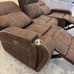 Dual Power Reclining Sofa
