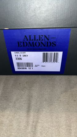 Brand New- Allen Edmunds Canal Court Size 9.5 Grey 