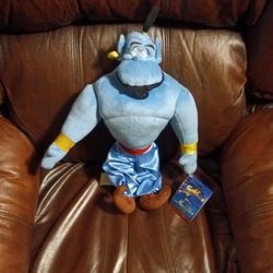 Disney Store Plush Genie Form Aladdin Medium 21"